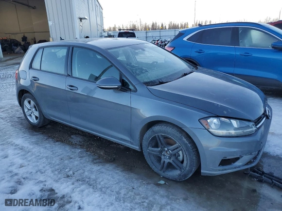 2021 Volkswagen Golf TSI with VIN 3VWG57AU7MM002922, listed as a Copart auction lot 46929305 with 72,746 mi miles and Salvage Title. Bid and sale history available at carsss.com. Image 4.