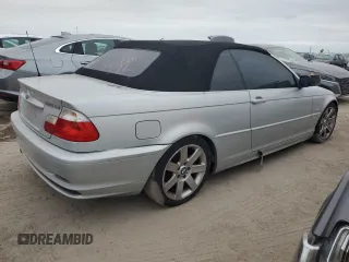 2003 BMW 3 Series 325Ci with VIN WBABS33423PG92549, listed as a Copart auction lot 76874284 with 0 mi miles and Salvage Title. Bid and sale history available at carsss.com. Image 3.