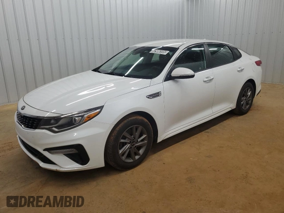 2020 Kia Optima LX with VIN 5XXGT4L33LG413861, listed as a Copart auction lot 52986595 with 122,609 mi miles and Clean Title. Bid and sale history available at carsss.com. Image 1.