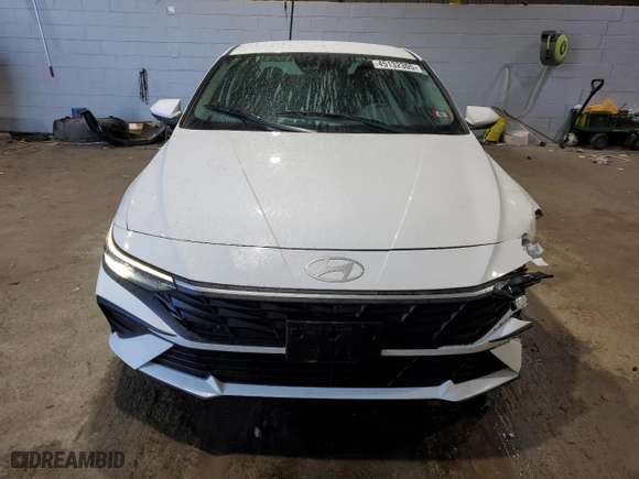 2024 Hyundai Elantra SEL with VIN KMHLM4DG6RU681721, listed as a Copart auction lot 45132305 with 12,633 mi miles and Salvage Title. Bid and sale history available at carsss.com. Image 5.