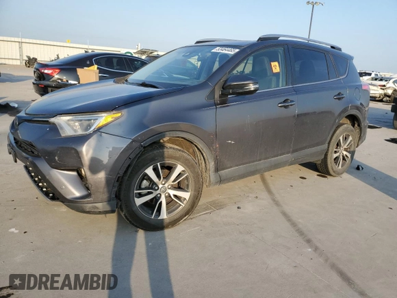 2017 Toyota RAV4 XLE with VIN JTMWFREV0HJ701712, listed as a Copart auction lot 53464465 with 0 mi miles and Salvage Title. Bid and sale history available at carsss.com. Image 1.