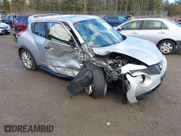 2014 Nissan Juke S with VIN JN8AF5MV8ET363145, listed as a IAAI auction lot 41210984 with 113,268 mi miles. Bid and sale history available at carsss.com. Image 1.