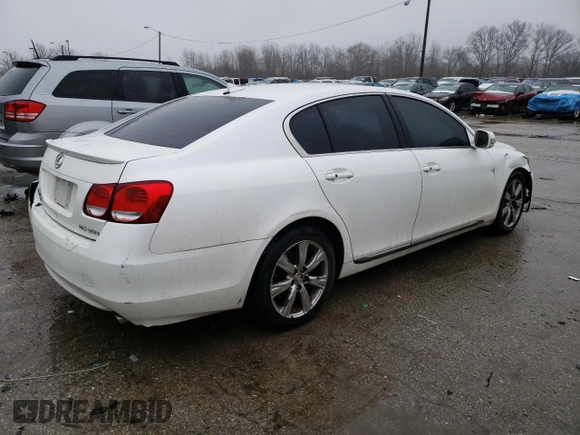 2008 Lexus GS 350 with VIN JTHBE96S180037253, listed as a Copart auction lot 43745785 with 190,959 mi miles and Clean Title. Bid and sale history available at carsss.com. Image 3.