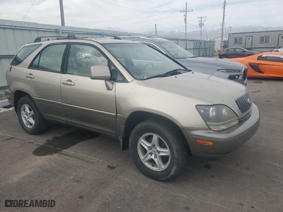 1999 Lexus RX 300 Luxury SUV with VIN JT6HF10U2X0020147, listed as a Copart auction lot 44136725 with 214,298 mi miles and Clean Title. Bid and sale history available at carsss.com. Image 4.