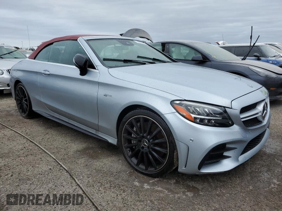 2022 Mercedes-Benz C with VIN W1KWK6EB4NG114797, listed as a Copart auction lot 74886064 with Not provided miles and Non repairable. Bid and sale history available at DreamBid. Image 4.