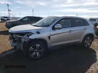 2022 Mitsubishi Outlander Sport ES with VIN JA4ARUAU8NU014354, listed as a Copart auction lot 45534815 with 54,411 mi miles and Salvage Title. Bid and sale history available at carsss.com. Image 1.