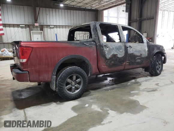 2015 Nissan Titan SV with VIN 1N6BA0EC6FN508457, listed as a Copart auction lot 47645955 with Not provided miles and Non repairable. Bid and sale history available at DreamBid. Image 3.