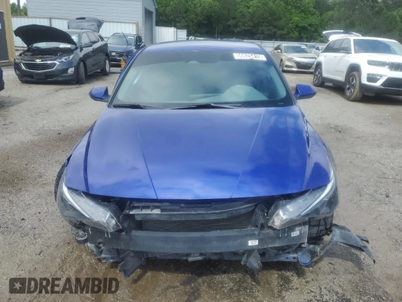 2023 Hyundai Elantra SEL with VIN KMHLS4AG3PU416391, listed as a Copart auction lot 56625415 with 53,652 mi miles and Clean title. Bid and sale history available at DreamBid. Image 5.