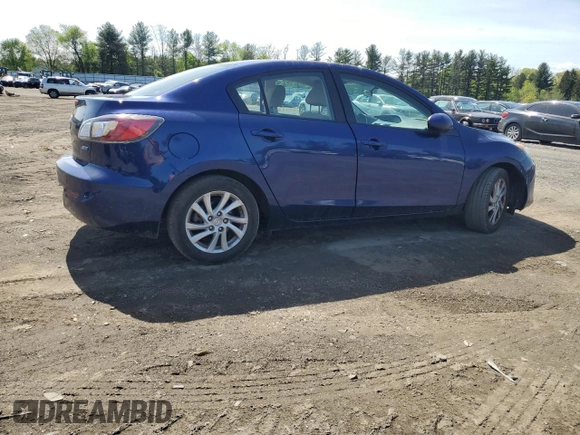 2012 Mazda 3 i Touring with VIN JM1BL1V83C1651660, listed as a Copart auction lot 55129155 with 112,782 mi miles and Salvage Title. Bid and sale history available at DreamBid. Image 3.