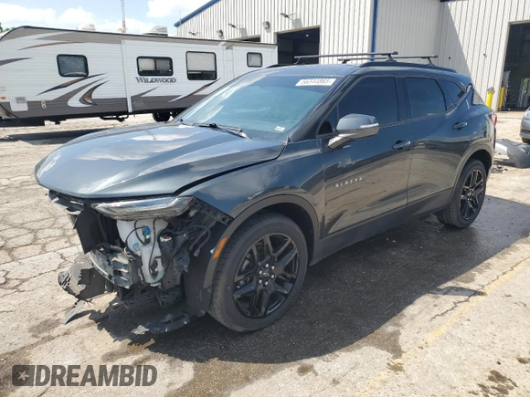 2020 Chevrolet Blazer LT with VIN 3GNKBCRS4LS553134, listed as a Copart auction lot 56344865 with 72,171 mi miles and Salvage title. Bid and sale history available at DreamBid. Image 1.