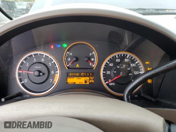 2008 Nissan Titan XE with VIN 1N6BA06C68N343849, listed as a Copart auction lot 81583294 with 84,448 mi miles and Salvage title. Bid and sale history available at DreamBid. Image 9.