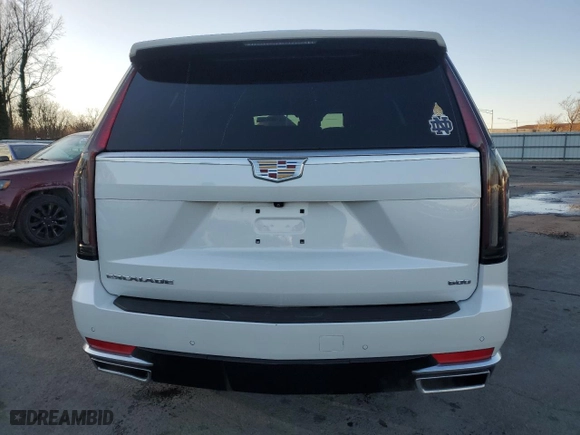 2021 Cadillac Escalade Luxury with VIN 1GYS4AKL4MR307208, listed as a Copart auction lot 41665615 with 63,153 mi miles and Non Repairable. Bid and sale history available at carsss.com. Image 6.