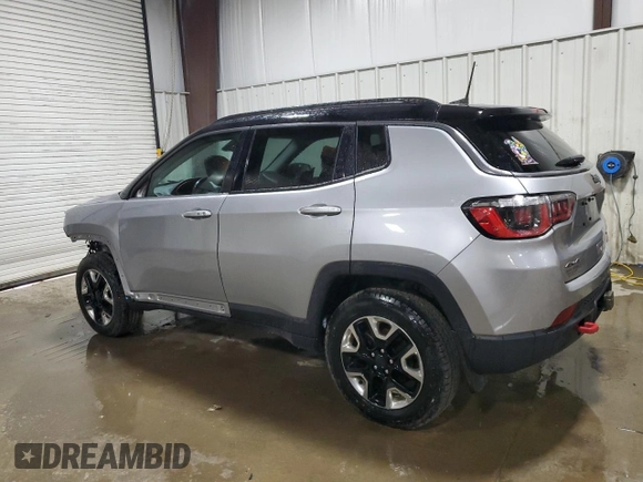 2018 Jeep Compass Trailhawk with VIN 3C4NJDDB5JT367079, listed as a Copart auction lot 52217965 with 53,816 mi miles and Salvage Title. Bid and sale history available at carsss.com. Image 2.