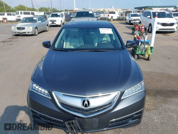 2016 Acura TLX with VIN 19UUB1F37GA009304, listed as a IAAI auction lot 41558307 with 39,567 mi miles. Bid and sale history available at carsss.com. Image 12.