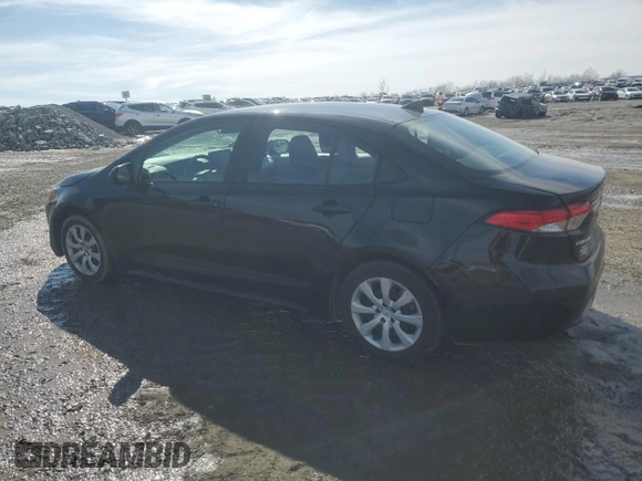 2022 Toyota Corolla LE with VIN 5YFEPMAE4NP338856, listed as a Copart auction lot 46145135 with 80,465 mi miles and Salvage Title. Bid and sale history available at carsss.com. Image 2.