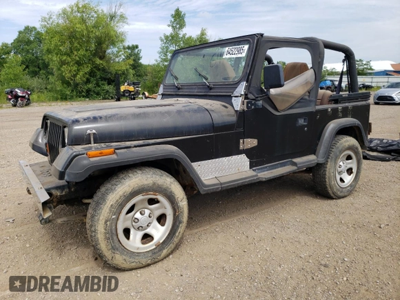 1992 Jeep Wrangler with VIN 2J4FY29S0NJ554857, listed as a Copart auction lot 64522985 with 245,263 mi miles and Clean title. Bid and sale history available at DreamBid. Image 1.