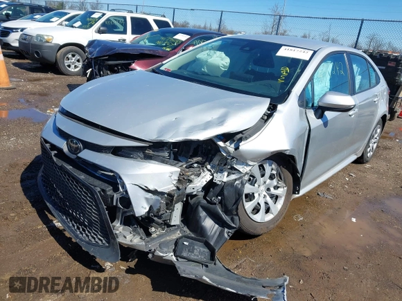 2022 Toyota Corolla LE with VIN 5YFEPMAE7NP275266, listed as a IAAI auction lot 41817242 with 96,399 mi miles. Bid and sale history available at carsss.com. Image 2.