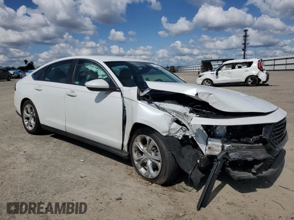 2024 Honda Accord LX z VIN 1HGCY1F25RA026638, wystawiony jako Copart lot #51796095 z przebiegiem 6 516 mil mil oraz Szkoda całkowita • Salvage title. Historia ofert i sprzedaży dostępna na DreamBid. Obrazek 4.
