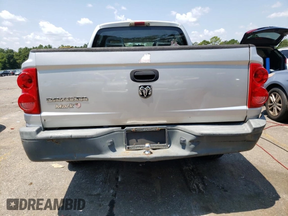 2006 Dodge Dakota ST with VIN 1D7HE28K26S694375, listed as a Copart auction lot 65955414 with 248,546 mi miles and Salvage Title. Bid and sale history available at carsss.com. Image 6.