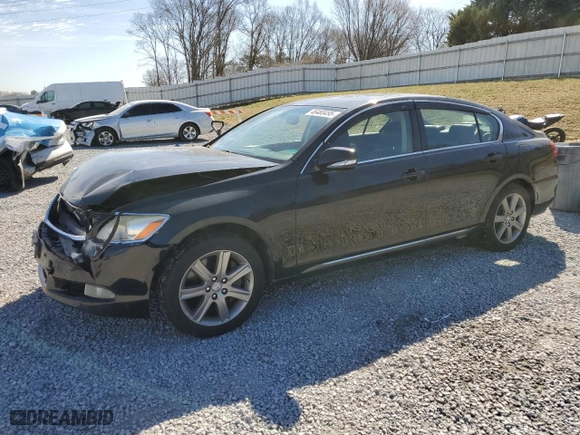 2008 Lexus GS 350 with VIN JTHCE96S080013644, listed as a Copart auction lot 46465495 with 150,464 mi miles and Salvage Title. Bid and sale history available at carsss.com. Image 1.