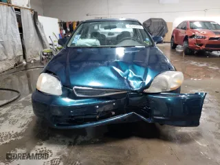 1998 Honda Civic EX with VIN 1HGEJ8649WL012457, listed as a Copart auction lot 76780314 with 150,709 mi miles and Salvage Title. Bid and sale history available at carsss.com. Image 5.