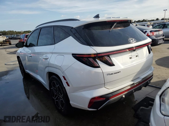 2022 Hyundai Tucson N Line with VIN KM8JF3AE1NU159202, listed as a Copart auction lot 73882714 with 0 mi miles and Salvage Title. Bid and sale history available at carsss.com. Image 2.