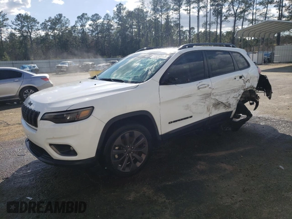 2021 Jeep Cherokee Latitude Lux with VIN 1C4PJLMX3MD125612, listed as a Copart auction lot 49050555 with 136,183 mi miles and Salvage title. Bid and sale history available at DreamBid. Image 1.