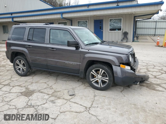 2017 Jeep Patriot High Altitude with VIN 1C4NJRFBXHD162481, listed as a Copart auction lot 51171675 with 90,895 mi miles and Salvage Title. Bid and sale history available at carsss.com. Image 4.
