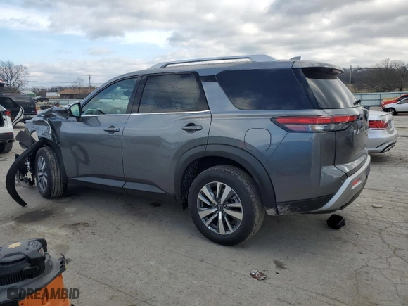 2024 Nissan Pathfinder SL with VIN 5N1DR3CC3RC310553, listed as a Copart auction lot 87014594 with 1,684 mi miles and Salvage Title. Bid and sale history available at carsss.com. Image 2.