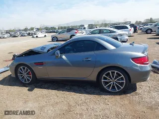 2018 Mercedes-Benz SLC with VIN WDDPK3JA2JF147863, listed as a IAAI auction lot 41697059 with 68,191 mi miles. Bid and sale history available at carsss.com. Image 15.