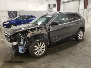 2014 Jeep Cherokee Limited with VIN 1C4PJLDS9EW241374, listed as a Copart auction lot 61048025 with 77,697 mi miles and Salvage title. Bid and sale history available at DreamBid. Image 1.