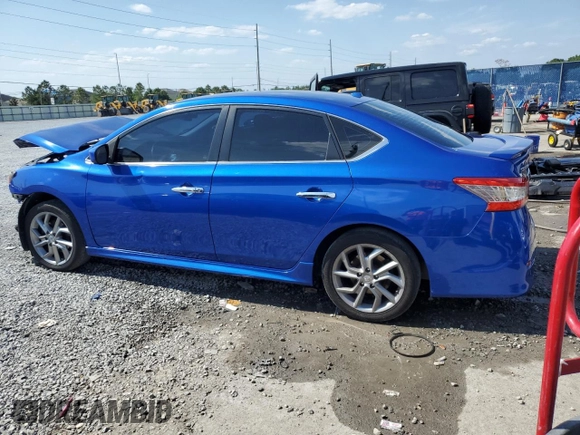 2014 Nissan Sentra S with VIN 3N1AB7AP1EY295497, listed as a Copart auction lot 54403365 with 121,402 mi miles and Salvage Title. Bid and sale history available at DreamBid. Image 2.