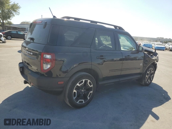 2022 Ford Bronco Sport Outer Banks with VIN 3FMCR9C61NRD20230, listed as a Copart auction lot 53201935 with 39,423 mi miles and Non repairable. Bid and sale history available at DreamBid. Image 3.