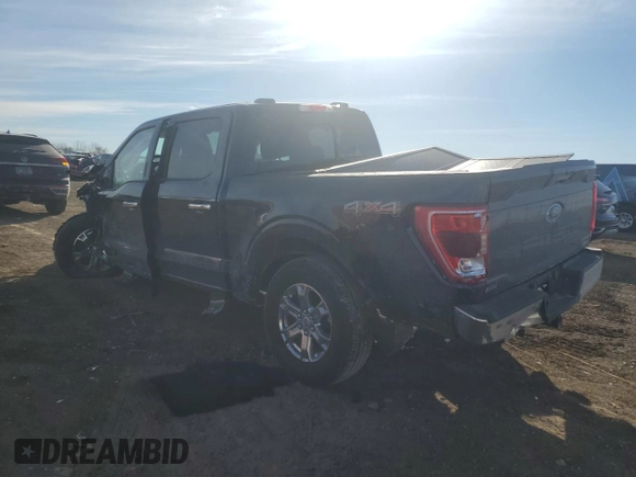 2023 Ford F-150 XL with VIN 1FTEW1EP6PFB72153, listed as a Copart auction lot 42869255 with 13,039 mi miles and Salvage Title. Bid and sale history available at carsss.com. Image 2.