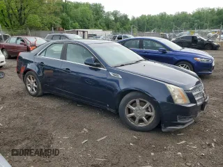 2008 Cadillac CTS AWD with VIN 1G6DP57V180126913, listed as a Copart auction lot 55455375 with 144,420 mi miles and Salvage Title. Bid and sale history available at DreamBid. Image 4.