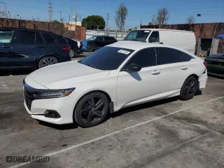 2022 Honda Accord Sedan Sport SE with VIN 1HGCV1F40NA086363, listed as a Copart auction lot 50274295 with 50,825 mi miles and Salvage Title. Bid and sale history available at carsss.com. Image 1.