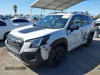 2024 Subaru Forester Wilderness with VIN JF2SKAJC5RH460952, listed as a IAAI auction lot 41719906 with 13,811 mi miles. Bid and sale history available at carsss.com. Image 2.