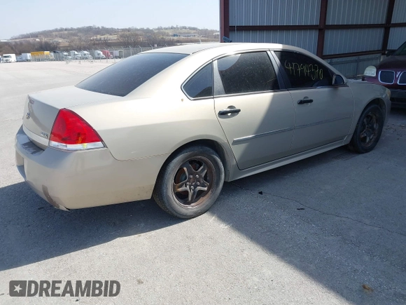 2010 Chevrolet Impala LS with VIN 2G1WA5EK1A1256192, listed as a IAAI auction lot 41794370 with 149,885 mi miles and . Bid and sale history available at DreamBid. Image 4.