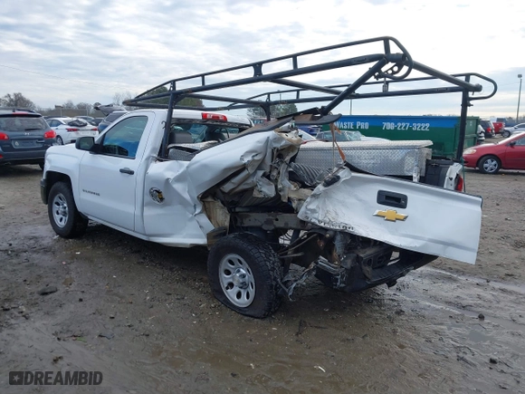 2015 Chevrolet Silverado 1500 Work Truck with VIN 1GCNCPEC1FZ402817, listed as a IAAI auction lot 41209001 with 200,234 mi miles. Bid and sale history available at carsss.com. Image 3.