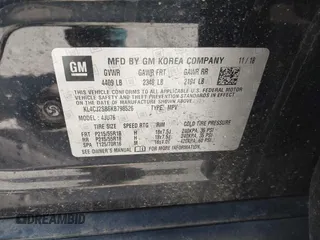 2019 Buick Encore Sport Touring with VIN KL4CJ2SB6KB798526, listed as a IAAI auction lot 41740692 with 53,121 mi miles and . Bid and sale history available at DreamBid. Image 9.