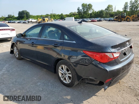 2014 Hyundai Sonata GLS with VIN 5NPEB4ACXEH913553, listed as a Copart auction lot 63059734 with 147,885 mi miles and Salvage Title. Bid and sale history available at carsss.com. Image 2.