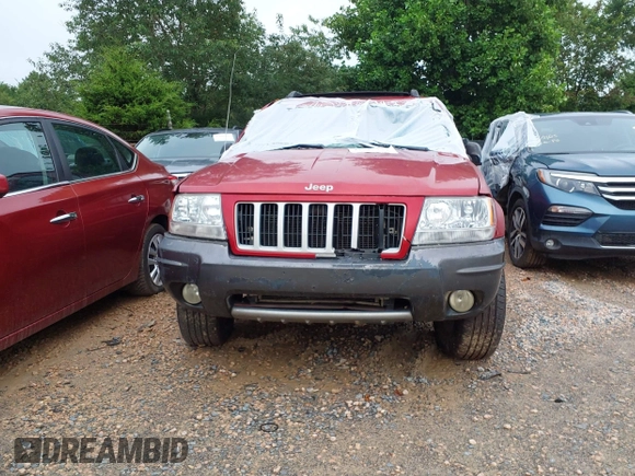 2004 Jeep Grand Cherokee Laredo with VIN 1J4GW48S34C419596, listed as a IAAI auction lot 42515494 with 276,196 mi miles and . Bid and sale history available at DreamBid. Image 17.