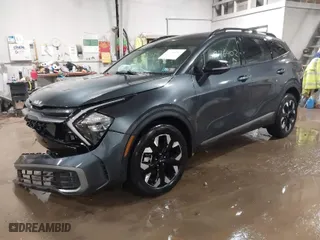2023 Kia Sportage X-Line with VIN 5XYK6CAF3PG132086, listed as a IAAI auction lot 41346402 with 17,371 mi miles. Bid and sale history available at carsss.com. Image 2.
