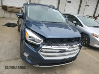 2018 Ford Escape Titanium with VIN 1FMCU9J93JUC01903, listed as a Copart auction lot 57337045 with 59,276 mi miles and Salvage title. Bid and sale history available at DreamBid. Image 5.