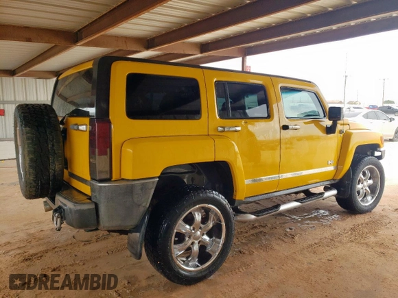 2007 Hummer H3 SUV z VIN 5GTDN13E378134277, wystawiony jako Copart lot #56284205 z przebiegiem 135 534 mil mil oraz Czysty tytuł • Clean title. Historia ofert i sprzedaży dostępna na DreamBid. Obrazek 3.