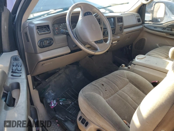 2000 Ford Excursion XLT z VIN 1FMNU41S0YED84177, wystawiony jako Copart lot #70966074 z przebiegiem Nie podano mil oraz Szkoda całkowita • Salvage title. Historia ofert i sprzedaży dostępna na DreamBid. Obrazek 8.