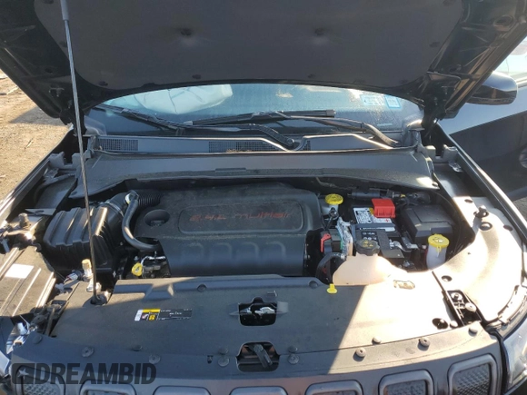 2022 Jeep Compass Trailhawk with VIN 3C4NJDDB9NT202965, listed as a Copart auction lot 46124755 with 9,610 mi miles and Salvage title. Bid and sale history available at DreamBid. Image 12.