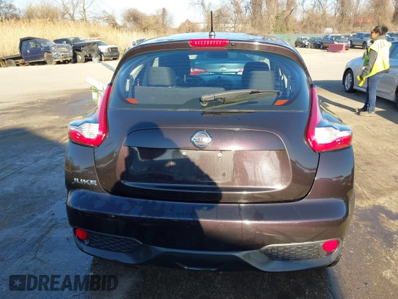2016 Nissan Juke S with VIN JN8AF5MR7GT606160, listed as a IAAI auction lot 41749347 with 158,659 mi miles. Bid and sale history available at carsss.com. Image 16.