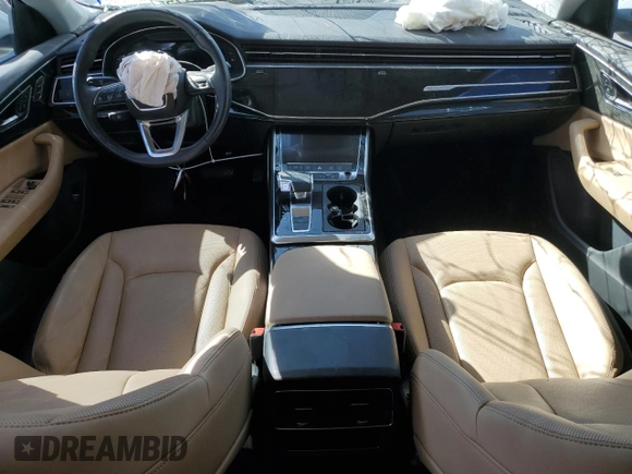 2021 Audi Q8 Premium Plus with VIN WA1BVAF18MD032042, listed as a Copart auction lot 47870175 with 65,764 mi miles and Salvage Title. Bid and sale history available at carsss.com. Image 8.
