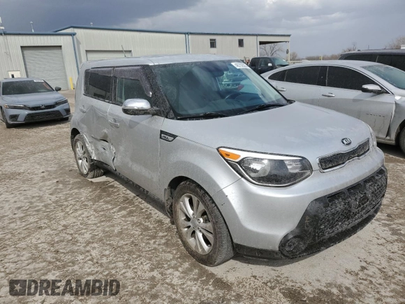 2014 Kia Soul + with VIN KNDJP3A51E7700667, listed as a Copart auction lot 48702635 with 74,301 mi miles and Salvage Title. Bid and sale history available at DreamBid. Image 4.